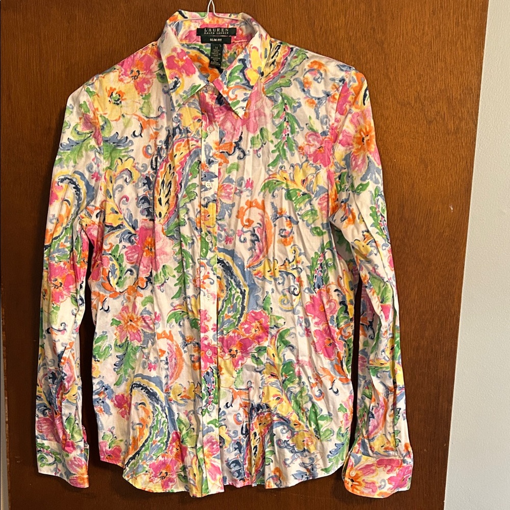 Ralph Lauren Multicolor Floral Shirt